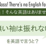 無い袖は振れないを英語で言うと