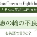 智恵の輪の不良品を英語で言うと