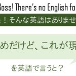 みじめだけど、これが現実。を英語で言うと