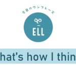 英語で「私はそういう風に考えています」