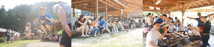 イベントではしゃぐ染野幸司さん